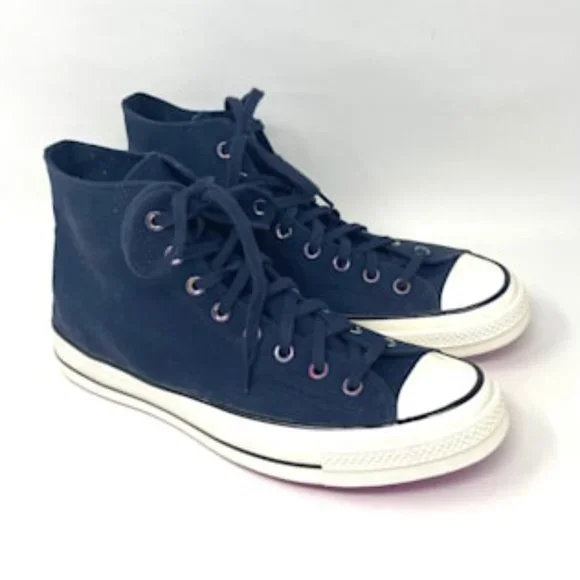 Converse Chuck 70 Shoes Men's HI Obsidian Bold Citron Egret Canvas Size 170491C - Picture 9 of 11